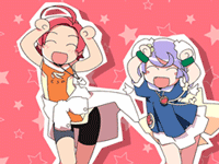 Walk this way! Mai and Mii